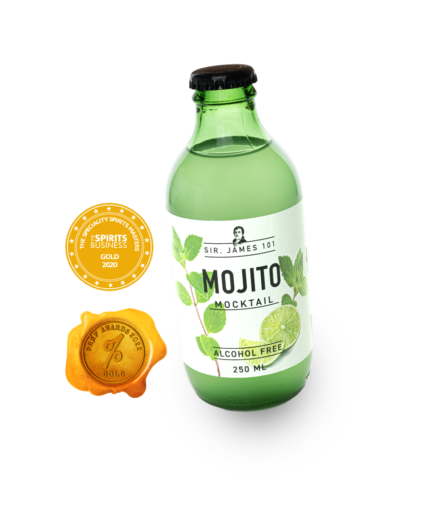 Sir. James 101 Mojito Alcohol Free 4 Pack